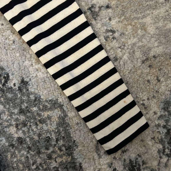 BCBG MAXAZRIA Black White Striped Dress Size 0 - Picture 10 of 12